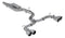 3" Cat Back, 2015-2019 VW Golf R MK7/MK7.5, Quad Split Rear, T304 Stainless Steel - Legends Auto Parts