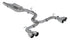 3" Cat Back, 2015-2019 VW Golf R MK7/MK7.5, Quad Split Rear, T304 Stainless Steel - Legends Auto Parts