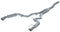 3" Cat Back, Dual Split Rear, Race Version, 4.5" tips, T409, Ford Mustang 2.3 EcoBoost - not convertible 2015 - 2025 - Legends Auto Parts