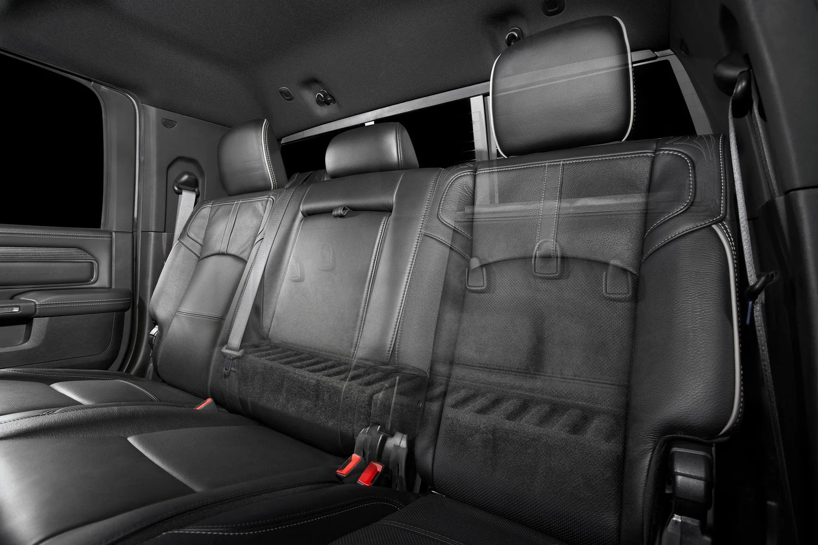 JL Audio - SB-D-MGACABG4/10TW1 Stealthbox® Enclosed Subwoofer for 2006-Up RAM 2500/3500 Mega Cab