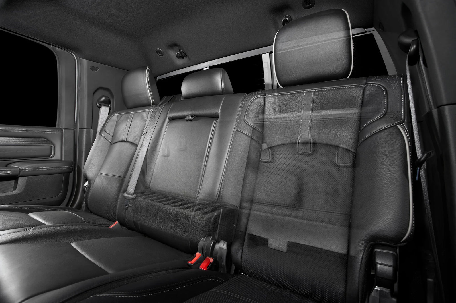 JL Audio - SB-D-MGACABG4/10TW1 Stealthbox® Enclosed Subwoofer for 2006-Up RAM 2500/3500 Mega Cab