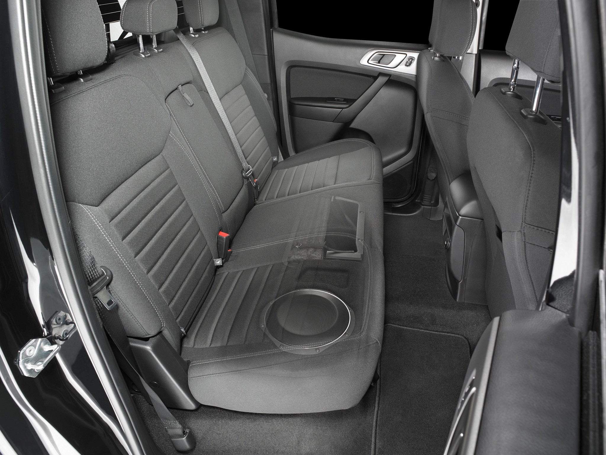 JL Audio - SB-F-RNGSCG4/10TW1 Stealthbox® Enclosed Subwoofer for 2019-2023 Ford Ranger SuperCrew - Legends Auto Parts