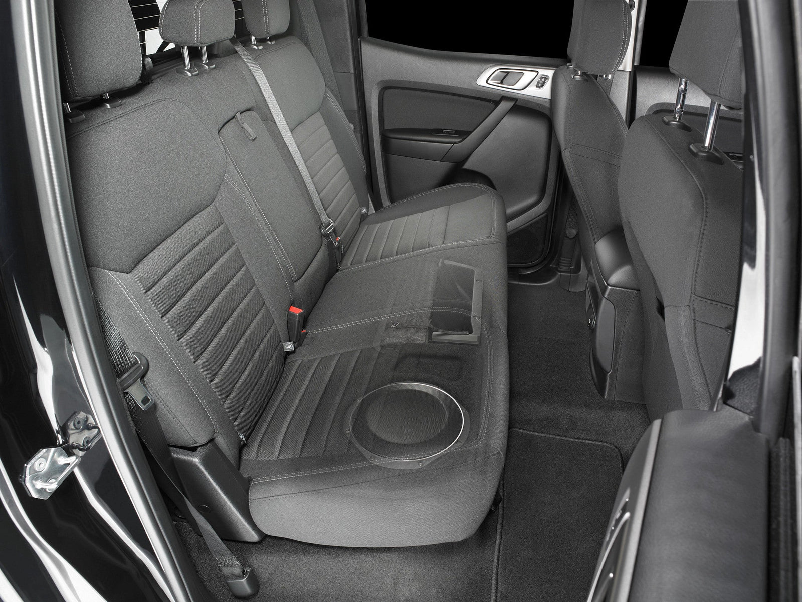 JL Audio - SB-F-RNGSCG4/10TW1 Stealthbox® Enclosed Subwoofer for 2019-2023 Ford Ranger SuperCrew - Legends Auto Parts