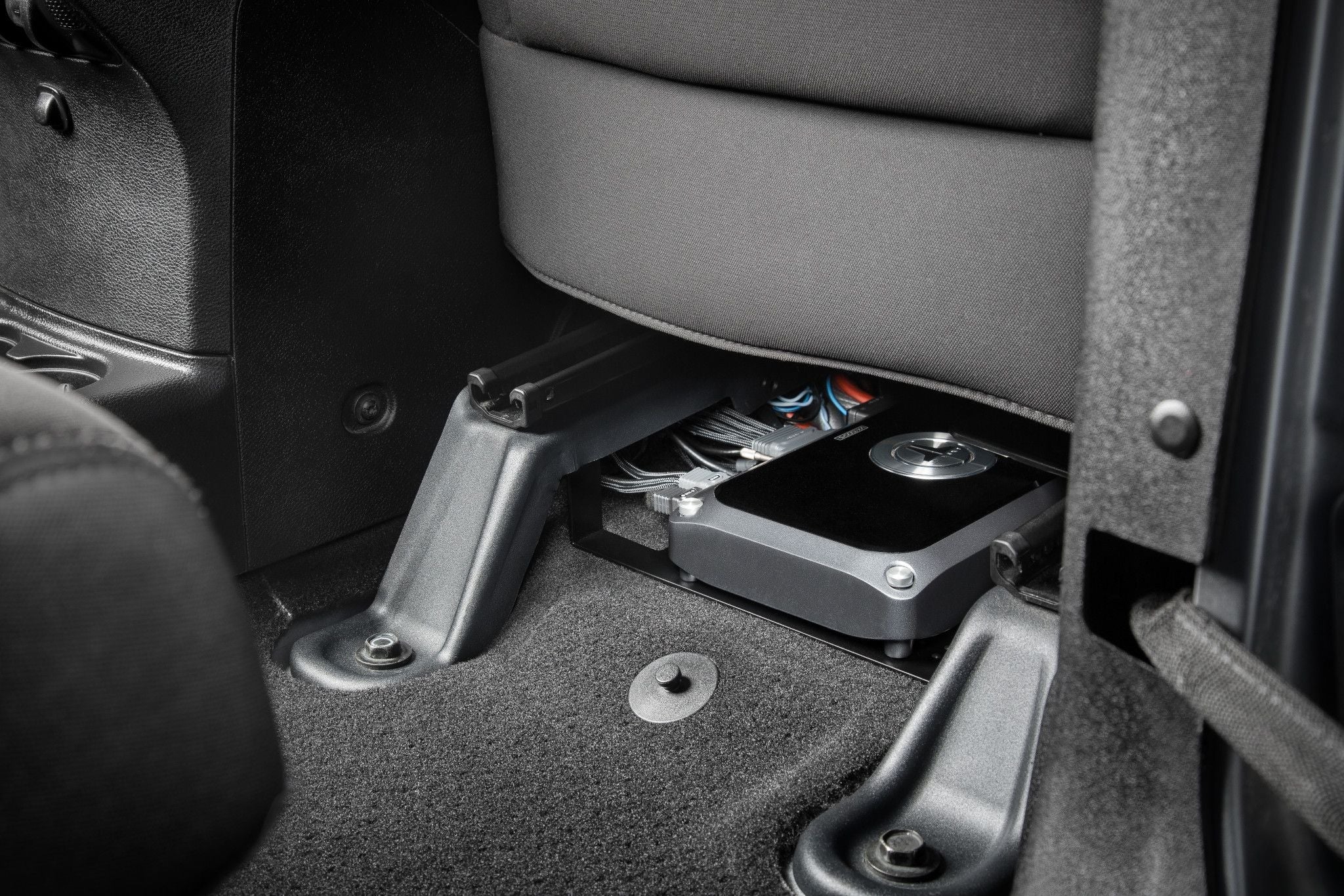 JL Audio - SBA-J-JKU-UAR 2007-2017 Jeep Wrangler (JK) Unlimited Universal Amplifier Rack - Legends Auto Parts
