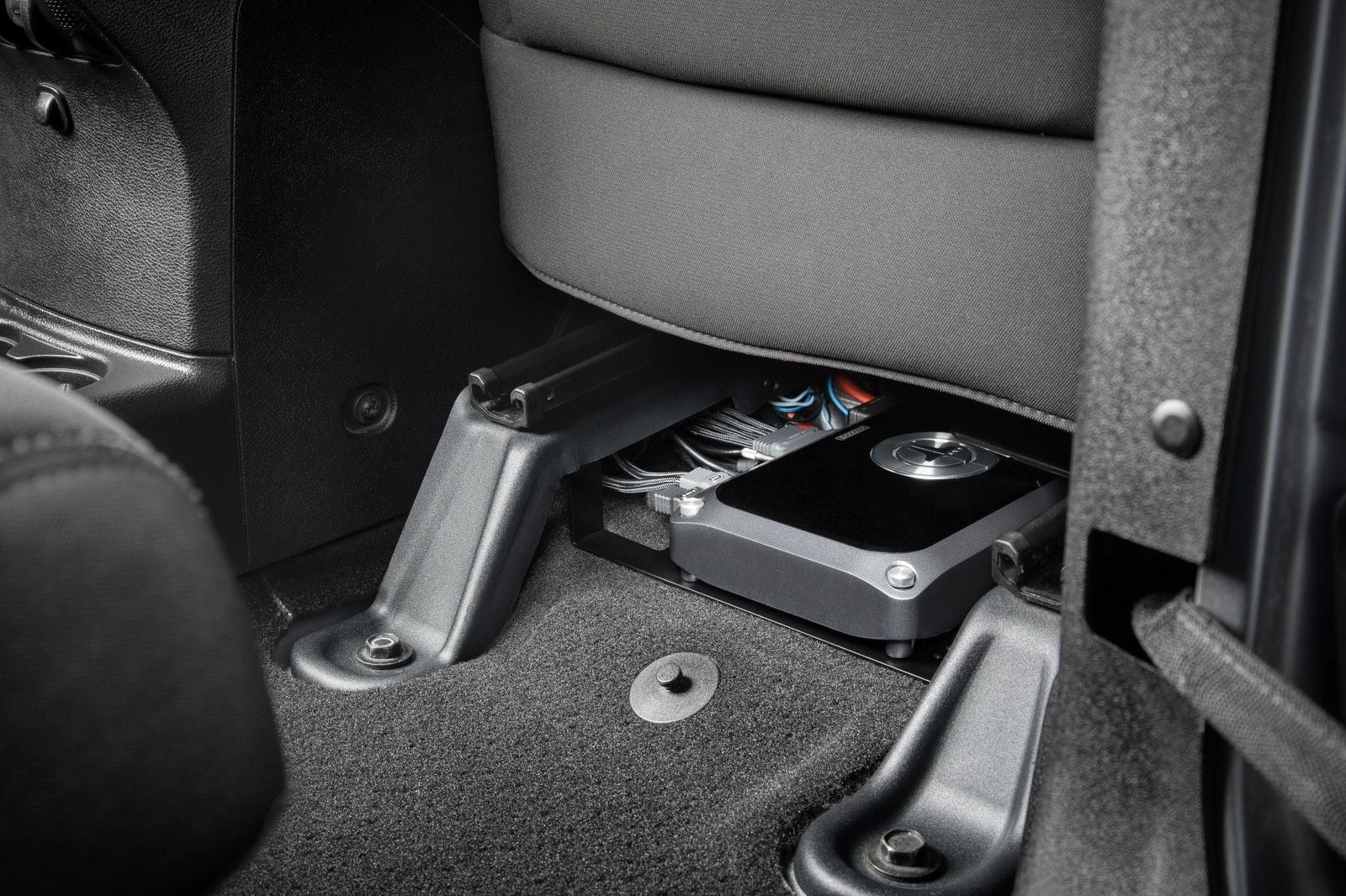JL Audio - SBA-J-JKU-UAR 2007-2017 Jeep Wrangler (JK) Unlimited Universal Amplifier Rack - Legends Auto Parts