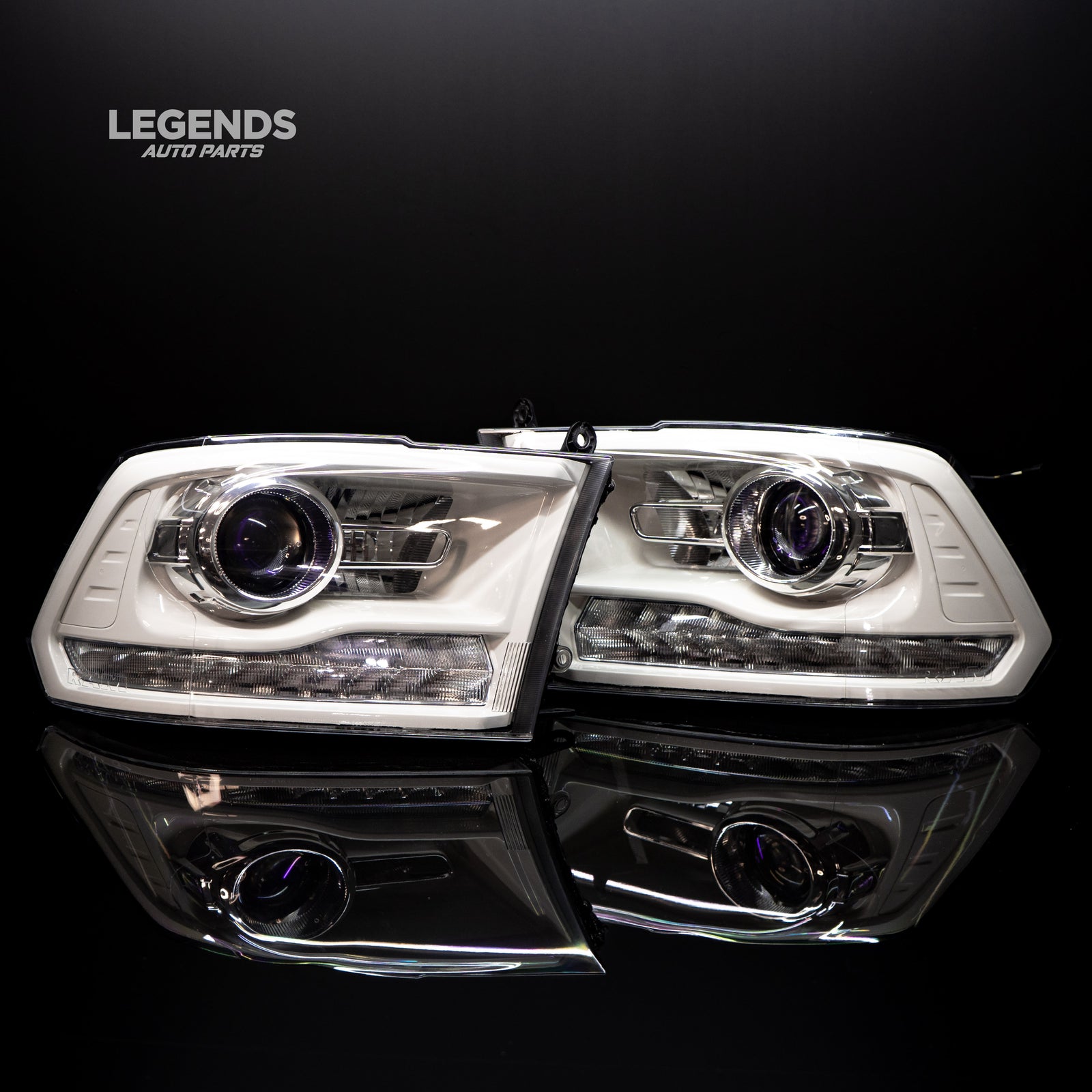 2011-2018 Ram 1500/2500/3500 Custom Projector Headlights