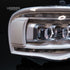 02-05 Dodge Ram NOVA-Series LED Projector Headlights Black