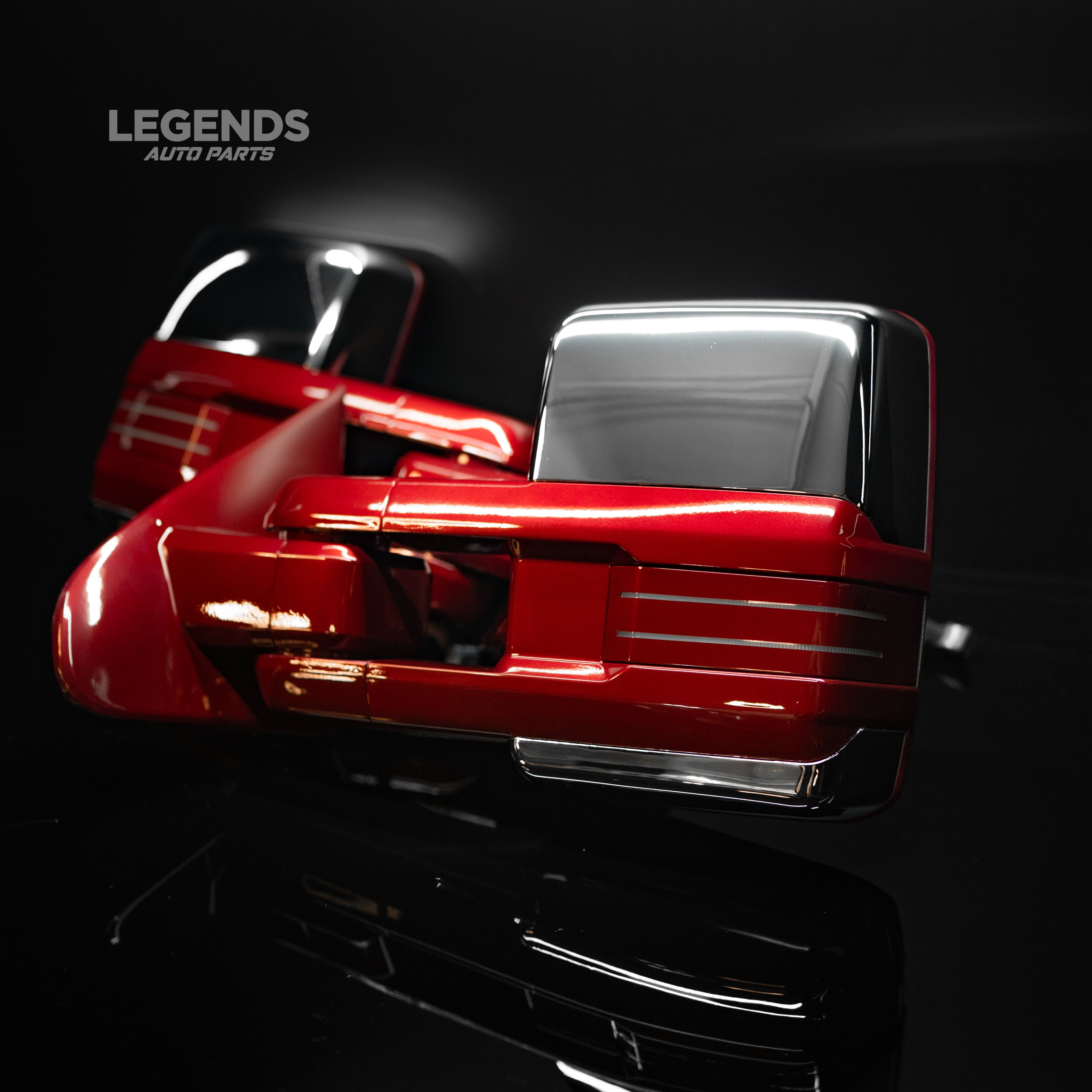 2014 - 2019 GMC / Chevrolet 2500 / 3500 Customized Tow Mirrors - Legends Auto Parts