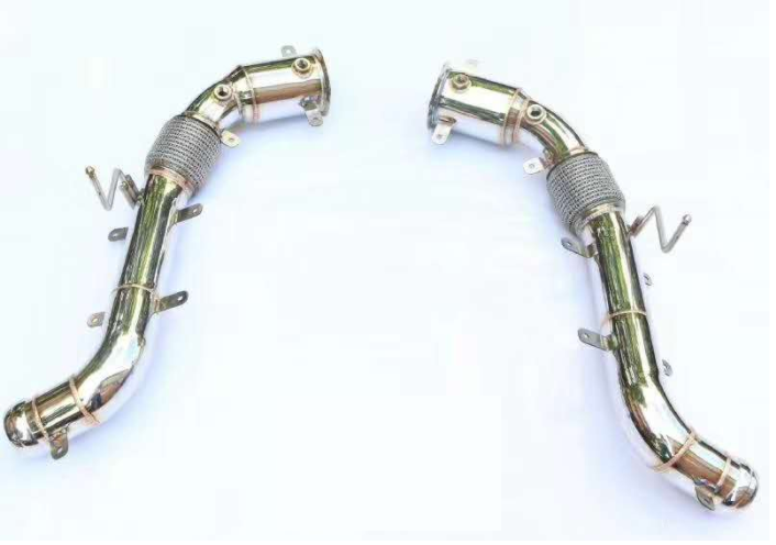Valvetronic Mclaren 540C/570/600LT Free Flow Race Front Pipes - Legends Auto Parts