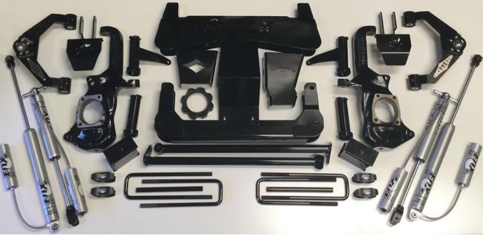 2011-2024 Chevrolet/GMC 2500/3500 Showoff Motorsports 7-9" Lift Kit - Legends Auto Parts