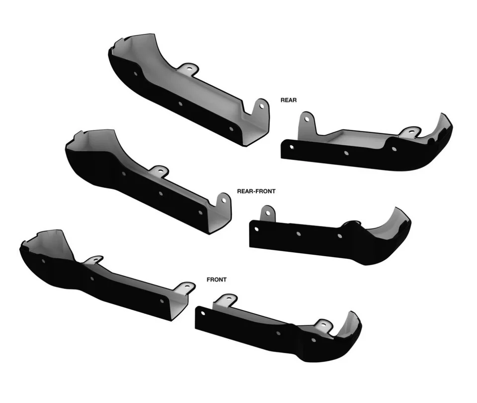 2020-2024 GMC 2500/3500 Full Set of 6 Mud Flap Deletes (Front & Rear) - Legends Auto Parts