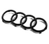 2019+ Audi Gloss Black Replacement Grille Ring Emblem - Legends Auto Parts