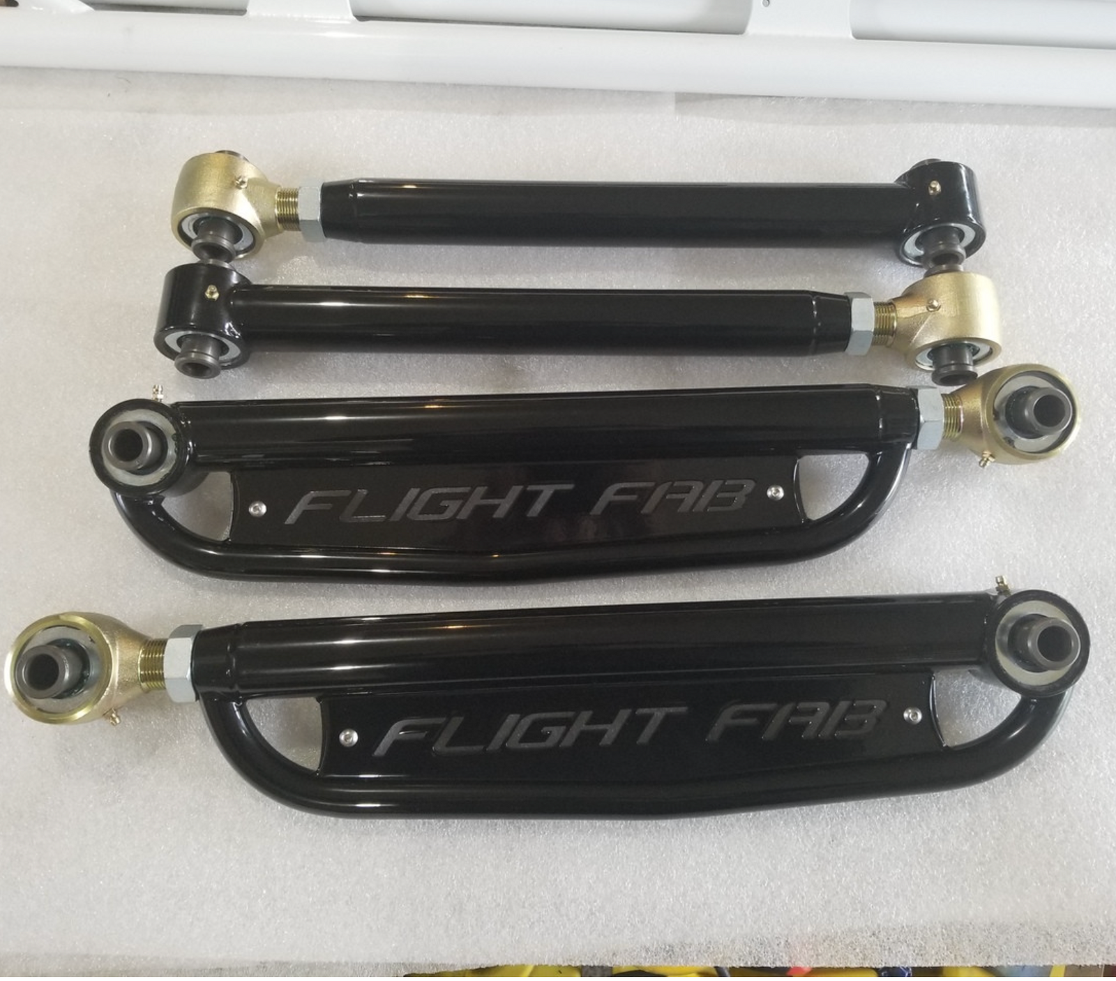 FlightFab 2014-2024 RAM 2500 ONLY Rear 4-Link Replacement Bars (Series II) - Legends Auto Parts