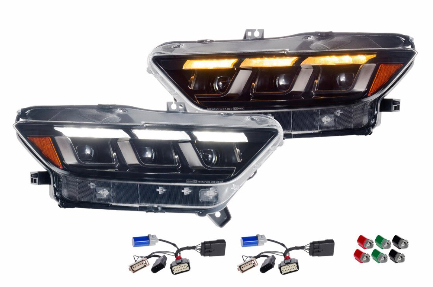 2020-2022 Ford Mustang GT500 Morimoto XB LED Headlights (Gen II) - Legends Auto Parts