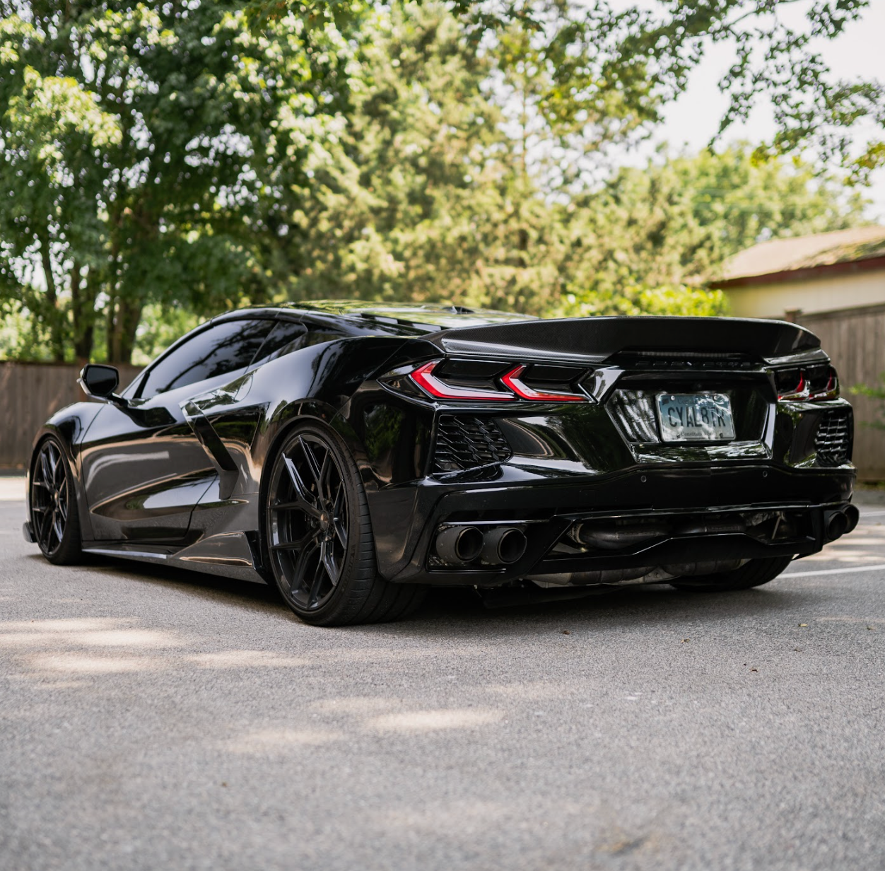 RSC C8 Corvette 5VM Style Carbon Fiber Side Skirts