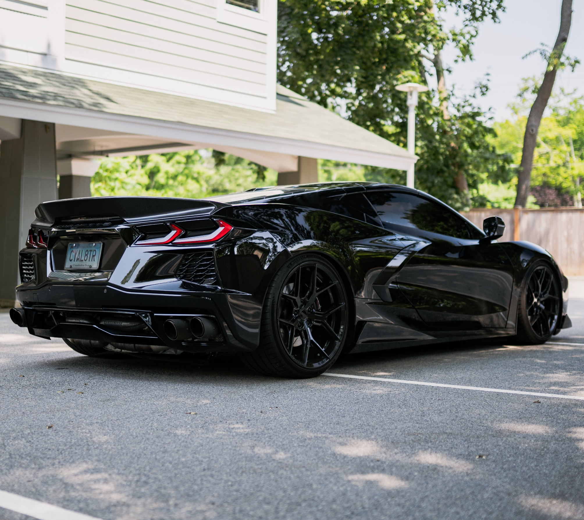 RSC Corvette C8 "GT Style" Ducktail Rear Spoiler | Carbon Fiber