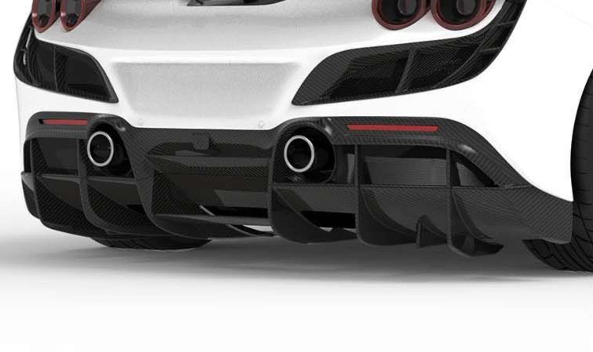 Ferrari F8-Rear Diffuser - Legends Auto Parts