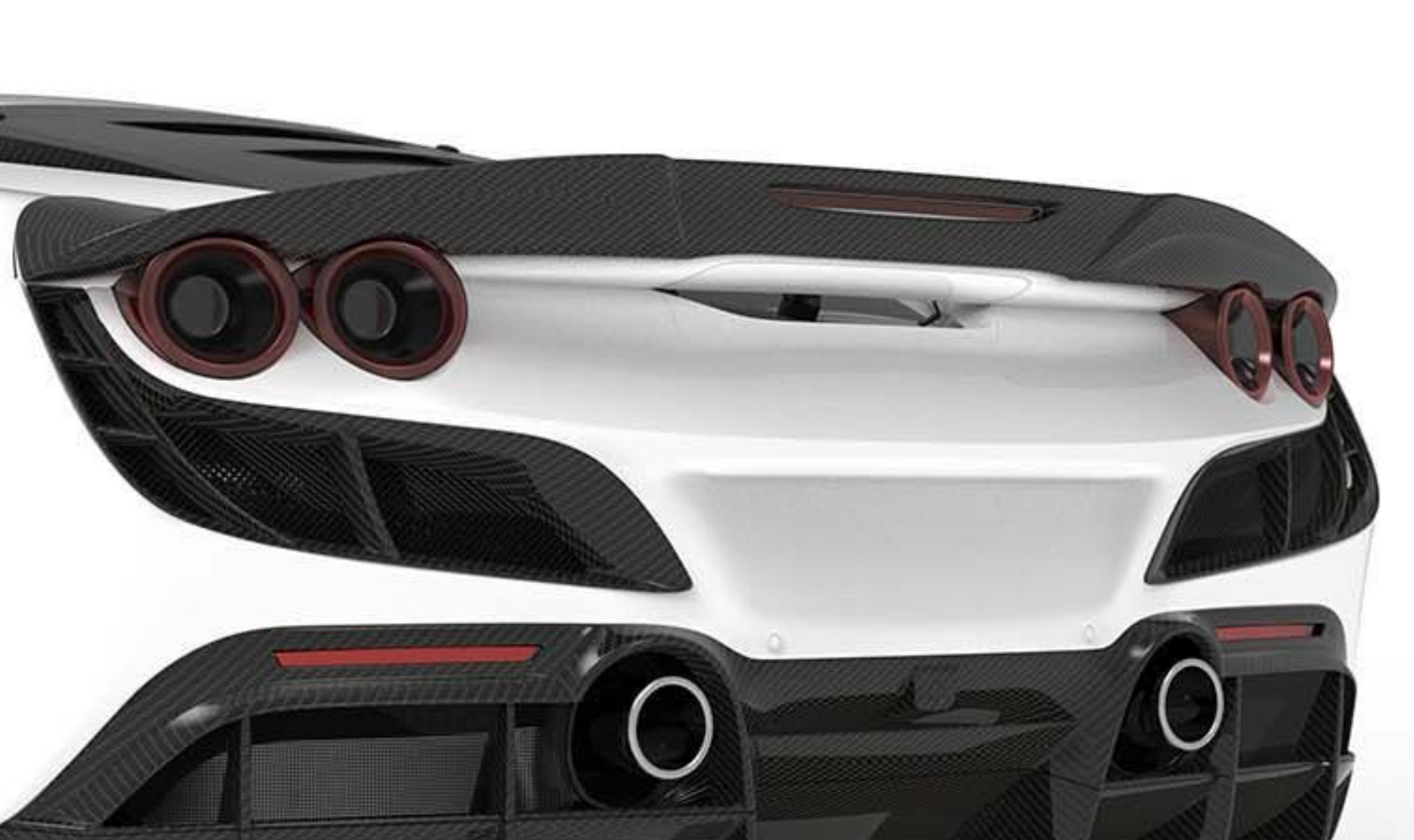 Ferrari F8-Rear Spoiler