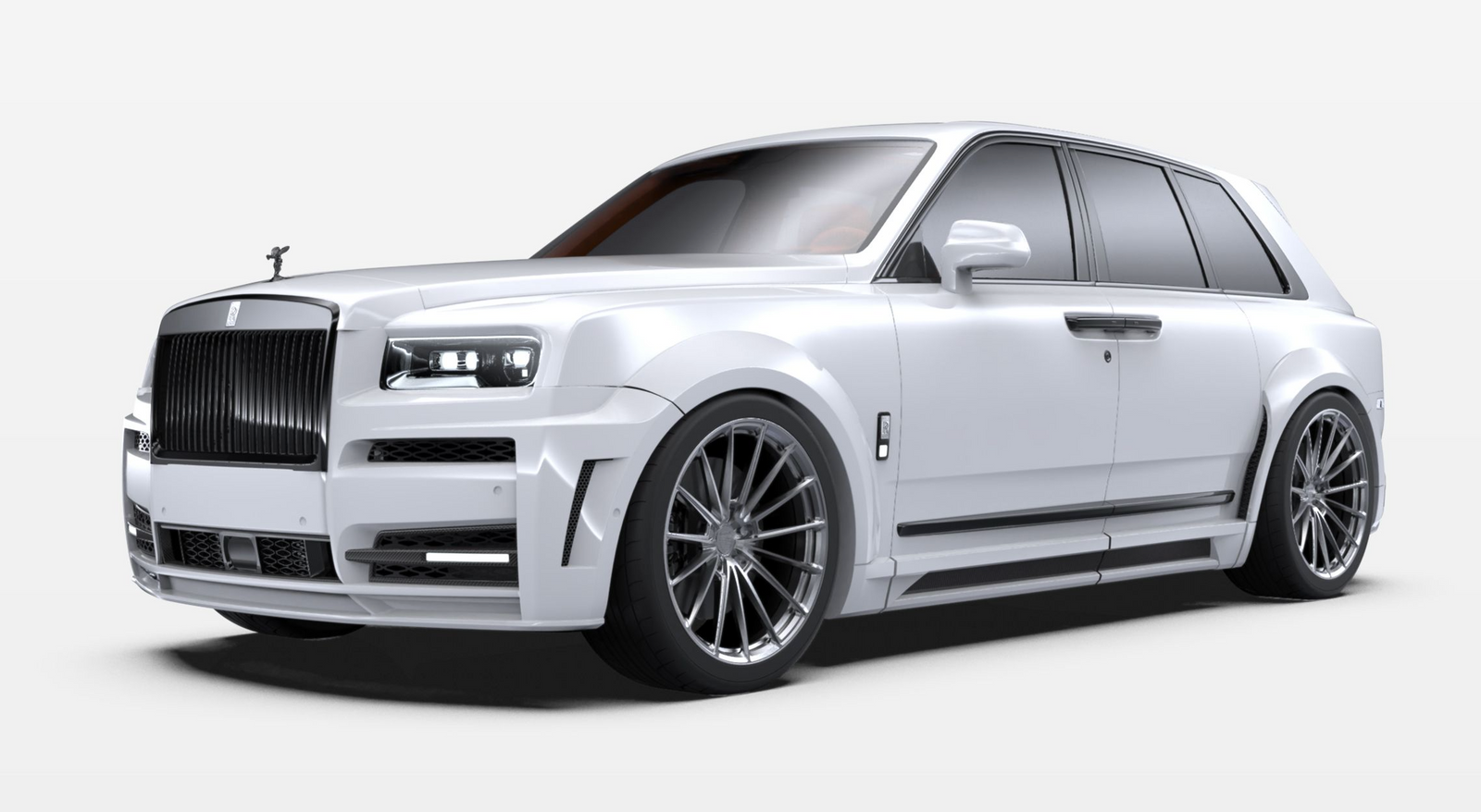 Rolls Royce Cullinan V3-Sold as Full Kit ONLY: Front Bumper, Rockers, Widebody Flare Set, Rear Diffuser, Trunk Spoiler, DRL Surround, V3 Front Bumper Mesh, DRL Holder - Legends Auto Parts