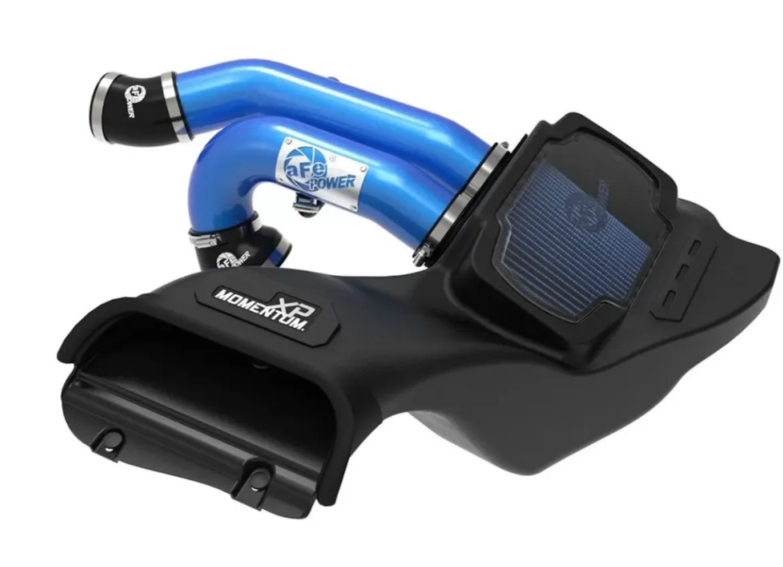 aFe Power Momentum XP Cold Air Intake System (Blue) with Pro 5R Filter Ford Raptor V6 3.5L 2021-2025 - Legends Auto Parts