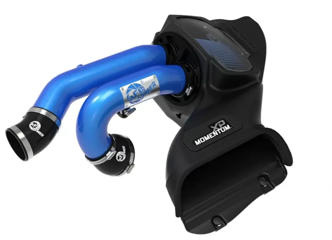 aFe Power Momentum XP Cold Air Intake System (Blue) with Pro 5R Filter Ford Raptor V6 3.5L 2021-2025 - Legends Auto Parts