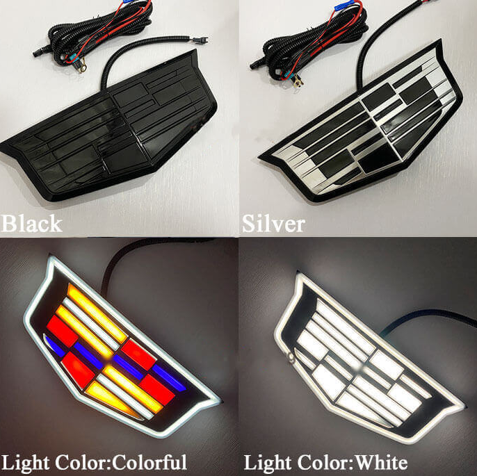 LED Emblem For 2015-Present Cadillac Escalade (Pair) - Legends Auto Parts