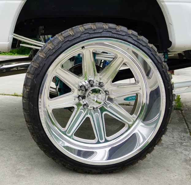 2018 Ford F250 Limited - American Force Peak Concave Wheels Pre-Mounted on Fury Country Hunter M/T Tires - Legends Auto Parts