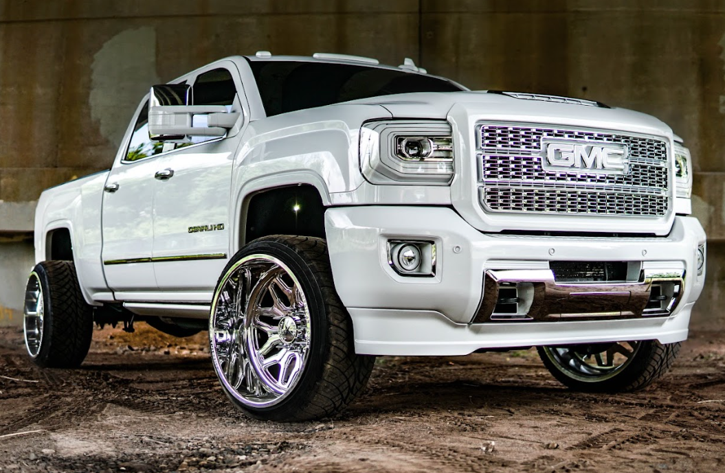 2015 Denali 2500 HD - American Force Assault Concave Wheels Pre-Mounted on Nitto 420S Tires - Legends Auto Parts