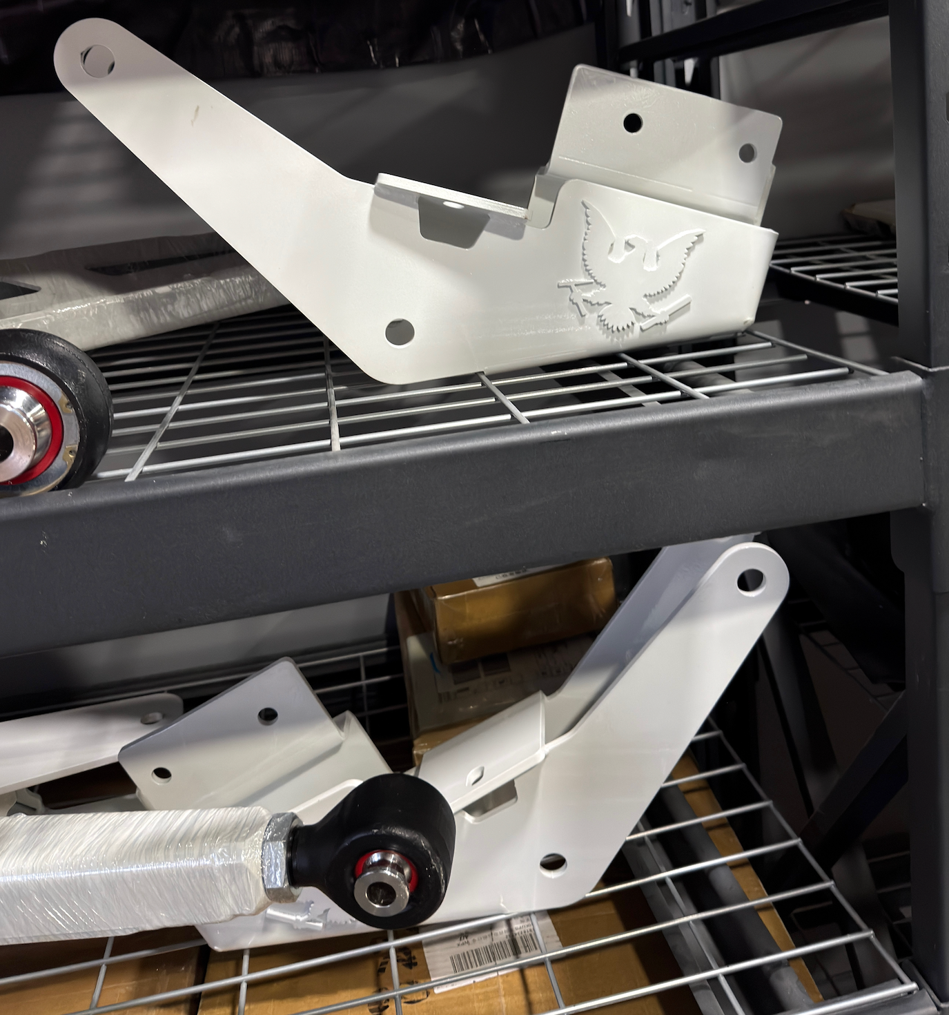 2005-2022 Ford Super Duty PMF Metal Fabricated Long Arm 4 Link Star White
