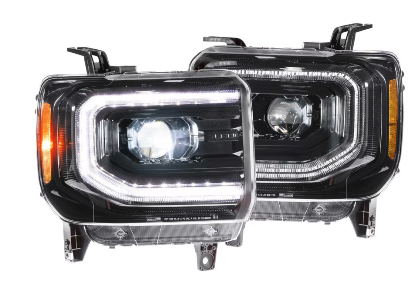 2014-2019 GMC Sierra 2500/3500 1/2 Ton Morimoto LED Headlights Custom - Legends Auto Parts