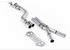 Milltek Single 102mm Non-Resonated Mid-Pipe WITH X-PIPE for BMW G8X M3 & M4 - Legends Auto Parts