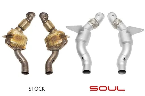 Soul Performance - Ferrari 488 / Pista SOUL Sport Catalytic Converters - Legends Auto Parts