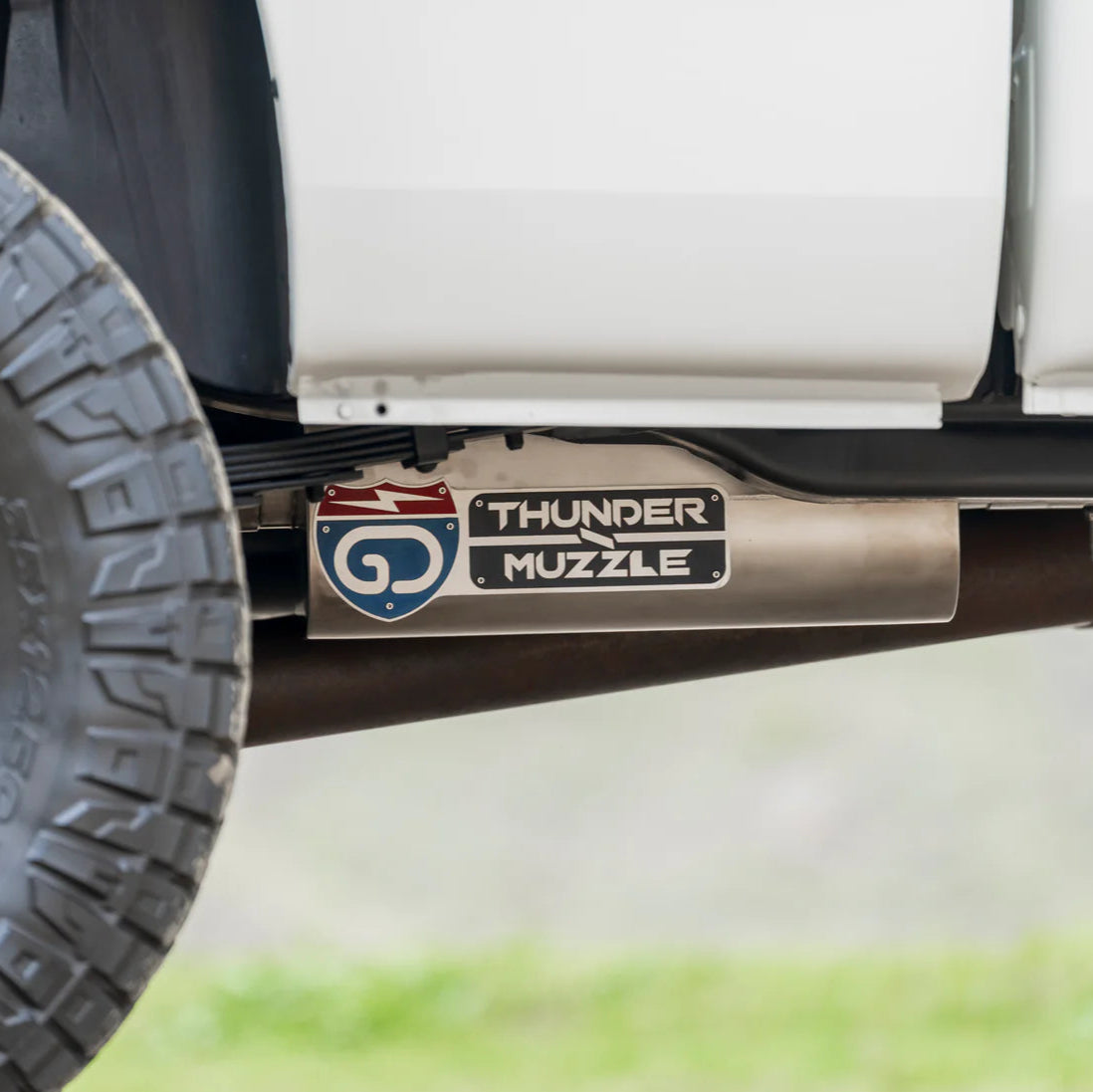 Universal 5 inch Thunder Muzzle Electronic Diesel Muffler