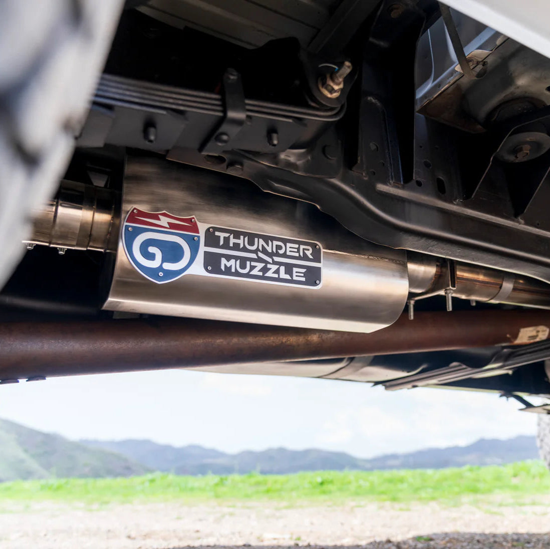 Universal 5 inch Thunder Muzzle Electronic Diesel Muffler