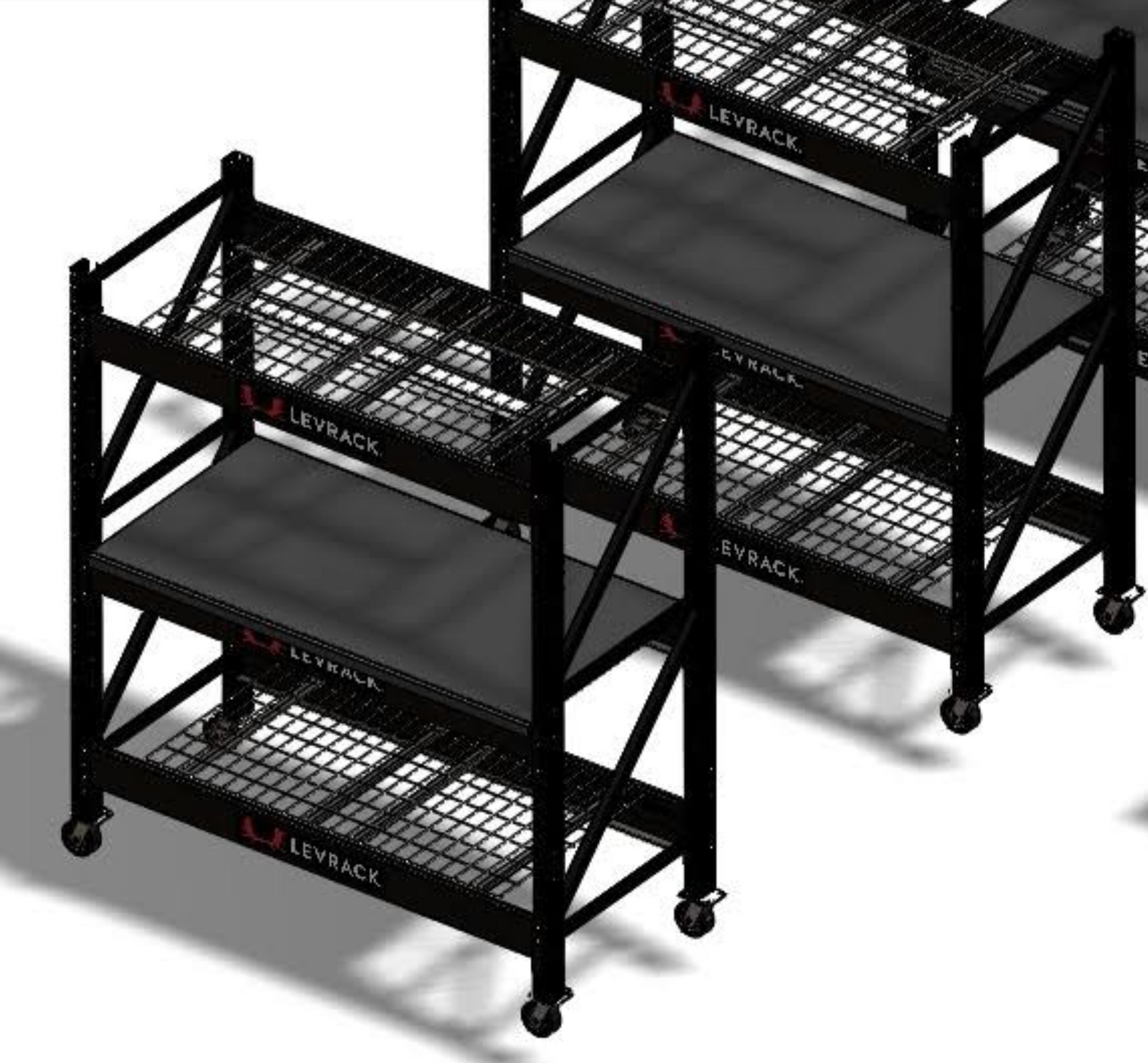 LEVRACK Custom 8 Ft. 3-Level Workbench - Legends Auto Parts