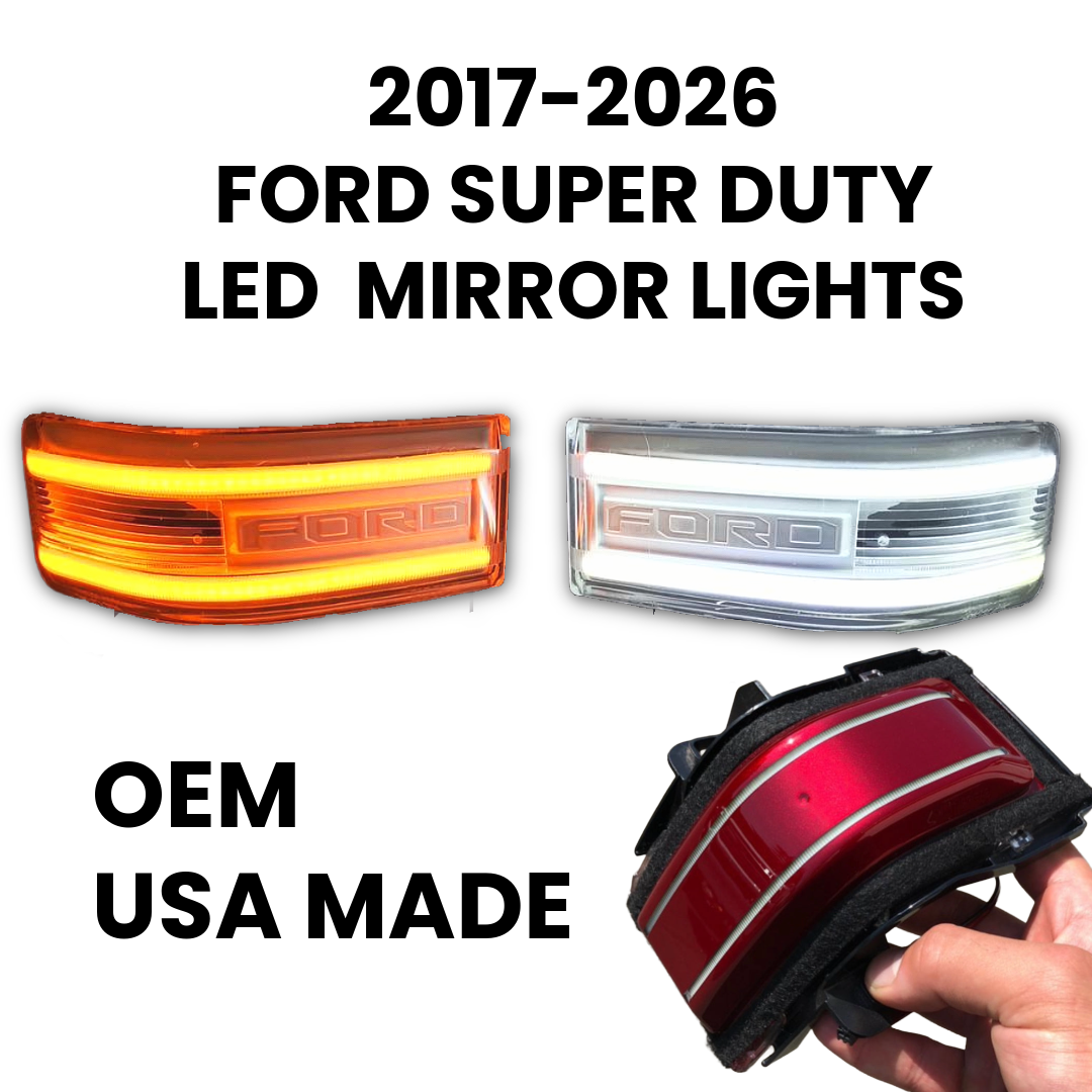 2017-2026 Ford Super Duty Switchback Tow Mirror Lights