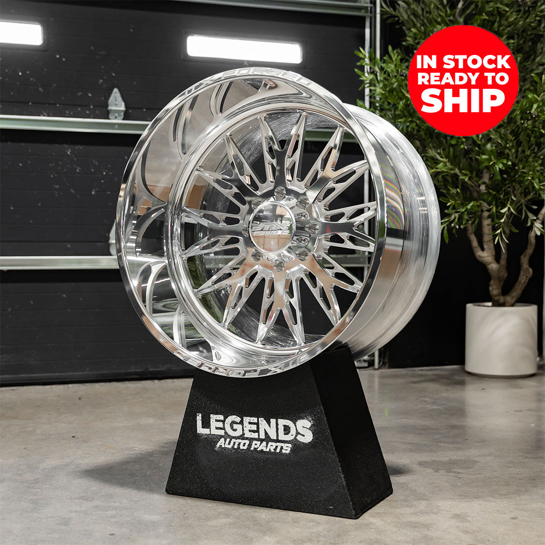 26x14 JTX Forged Widow - 8x180 Lug Pattern - Polished (Set of 4) - Legends Auto Parts