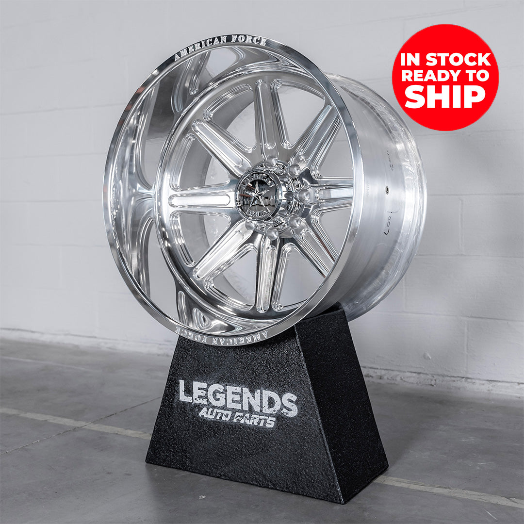 24x12 American Force CK06 Peak - 8x170 Lug Pattern - Chrome (Set of 4) - Legends Auto Parts