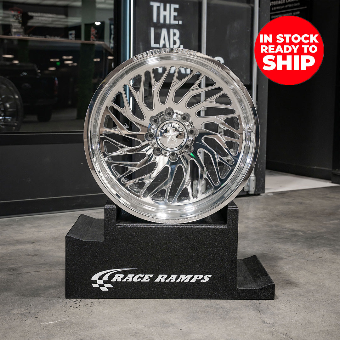 24x12 American Force CKH40 Swang - 8x180 Lug Pattern - Polished (Set of 4) - Legends Auto Parts