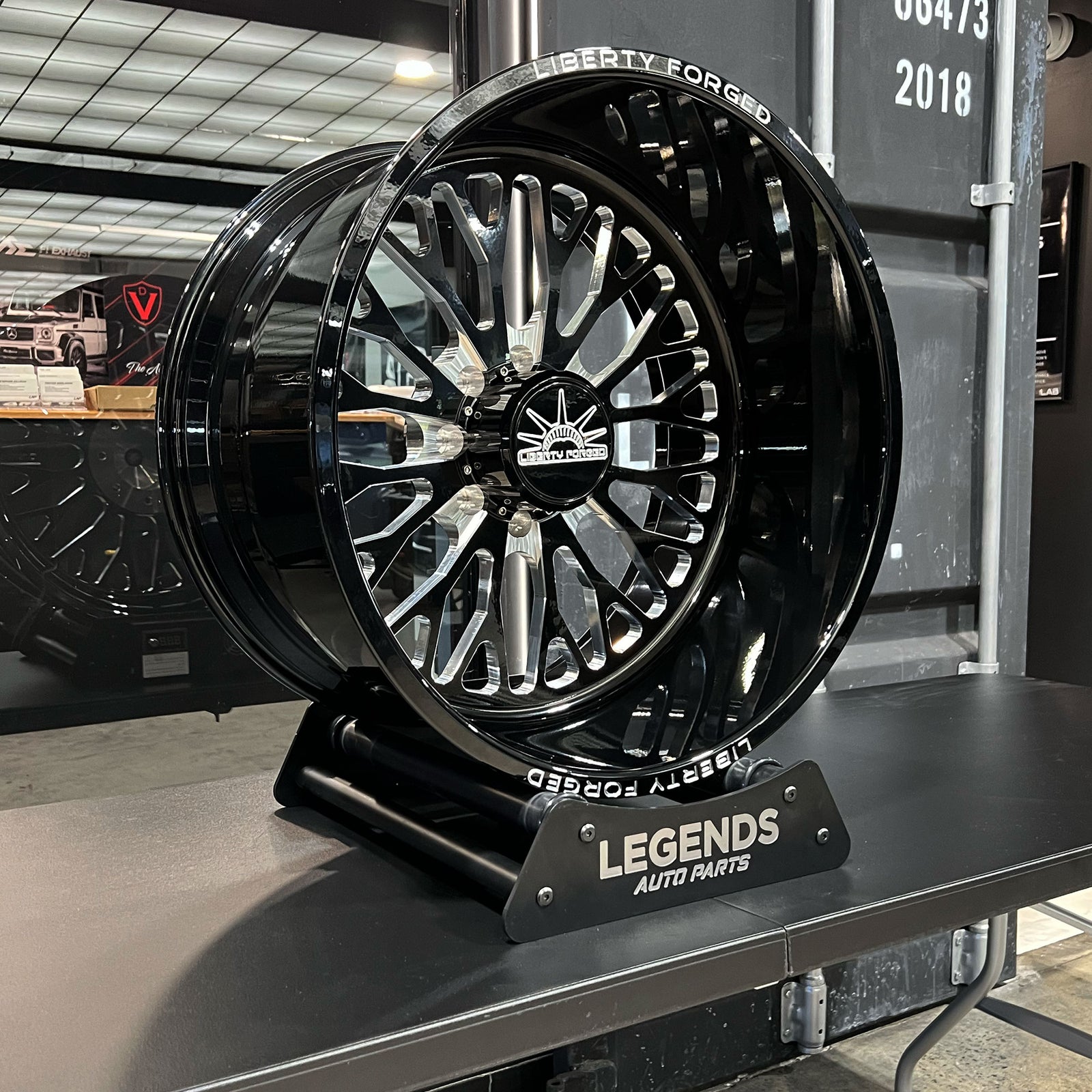 Billet Car / Truck Wheel Roller Displays - Legends Auto Parts