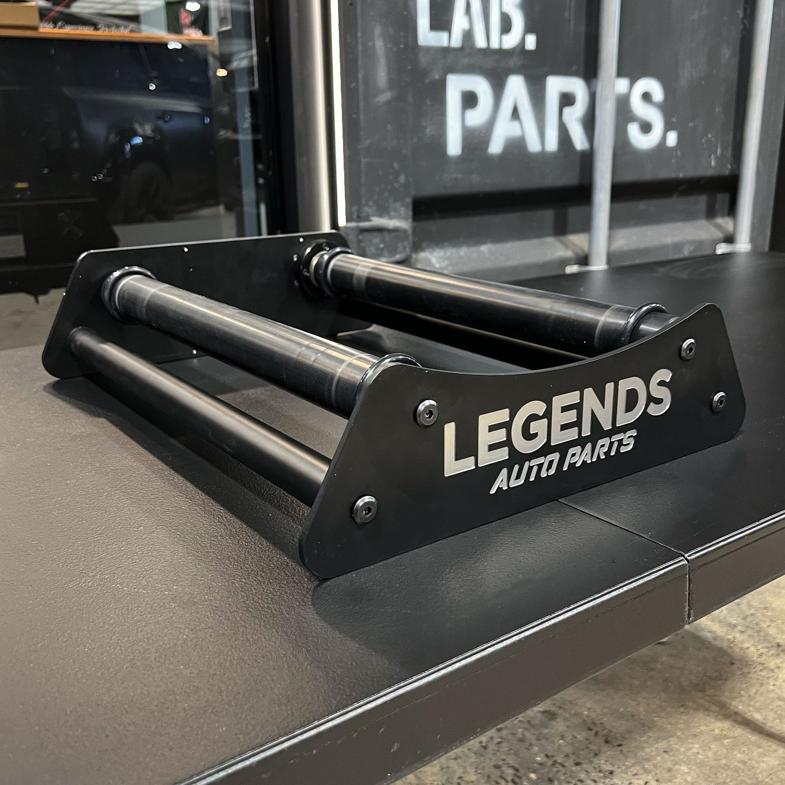 Billet Car / Truck Wheel Roller Displays - Legends Auto Parts