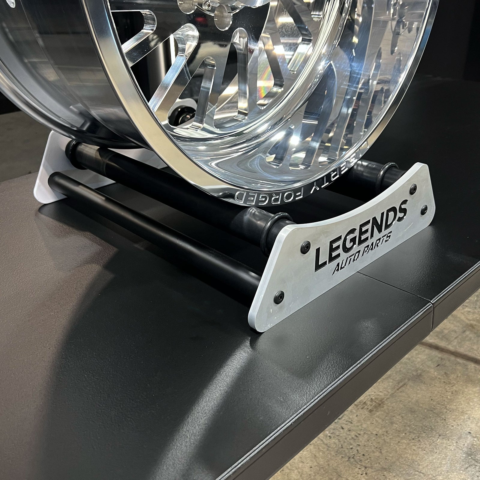 Billet Car / Truck Wheel Roller Displays - Legends Auto Parts