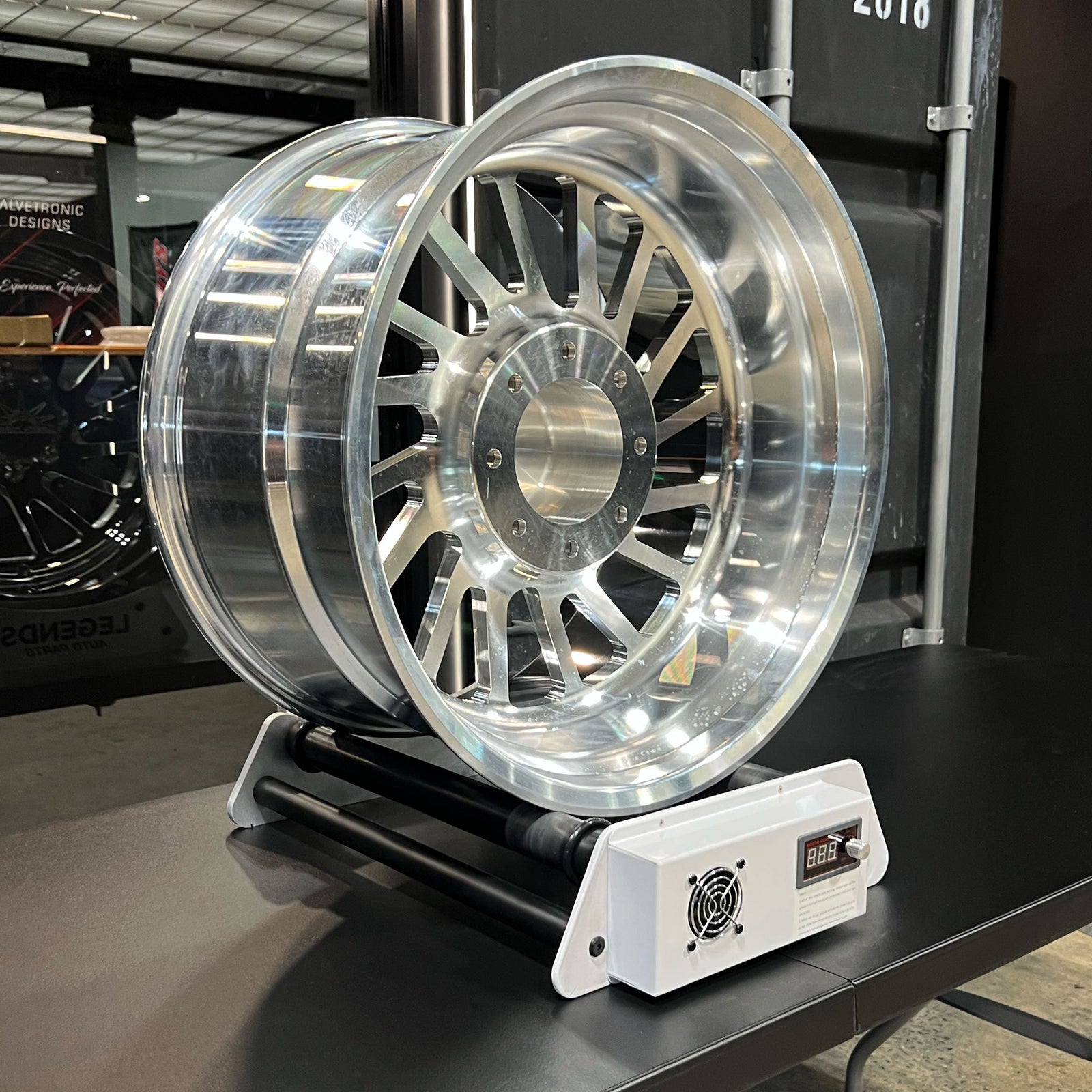 Billet Car / Truck Wheel Roller Displays - Legends Auto Parts