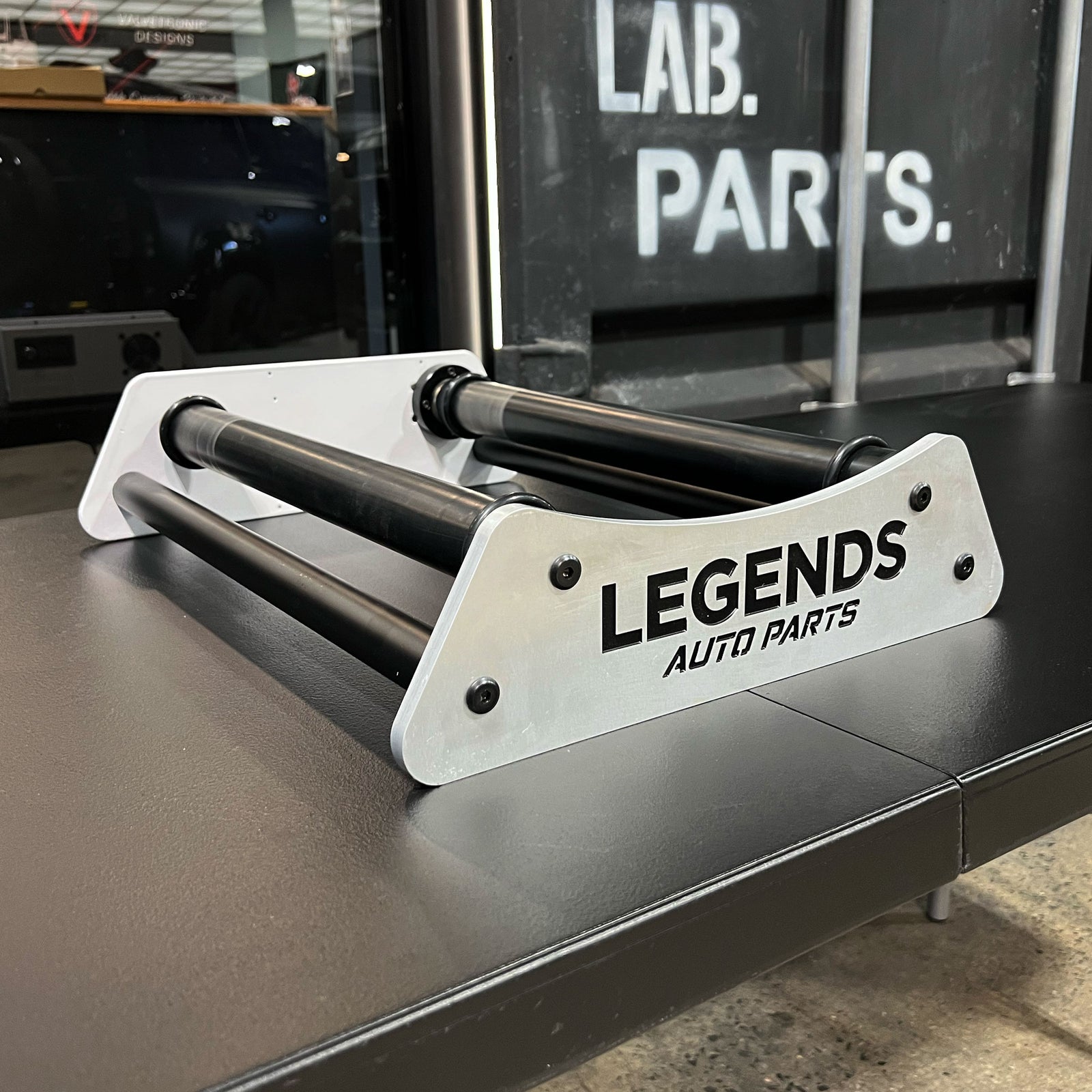 Billet Car / Truck Wheel Roller Displays - Legends Auto Parts