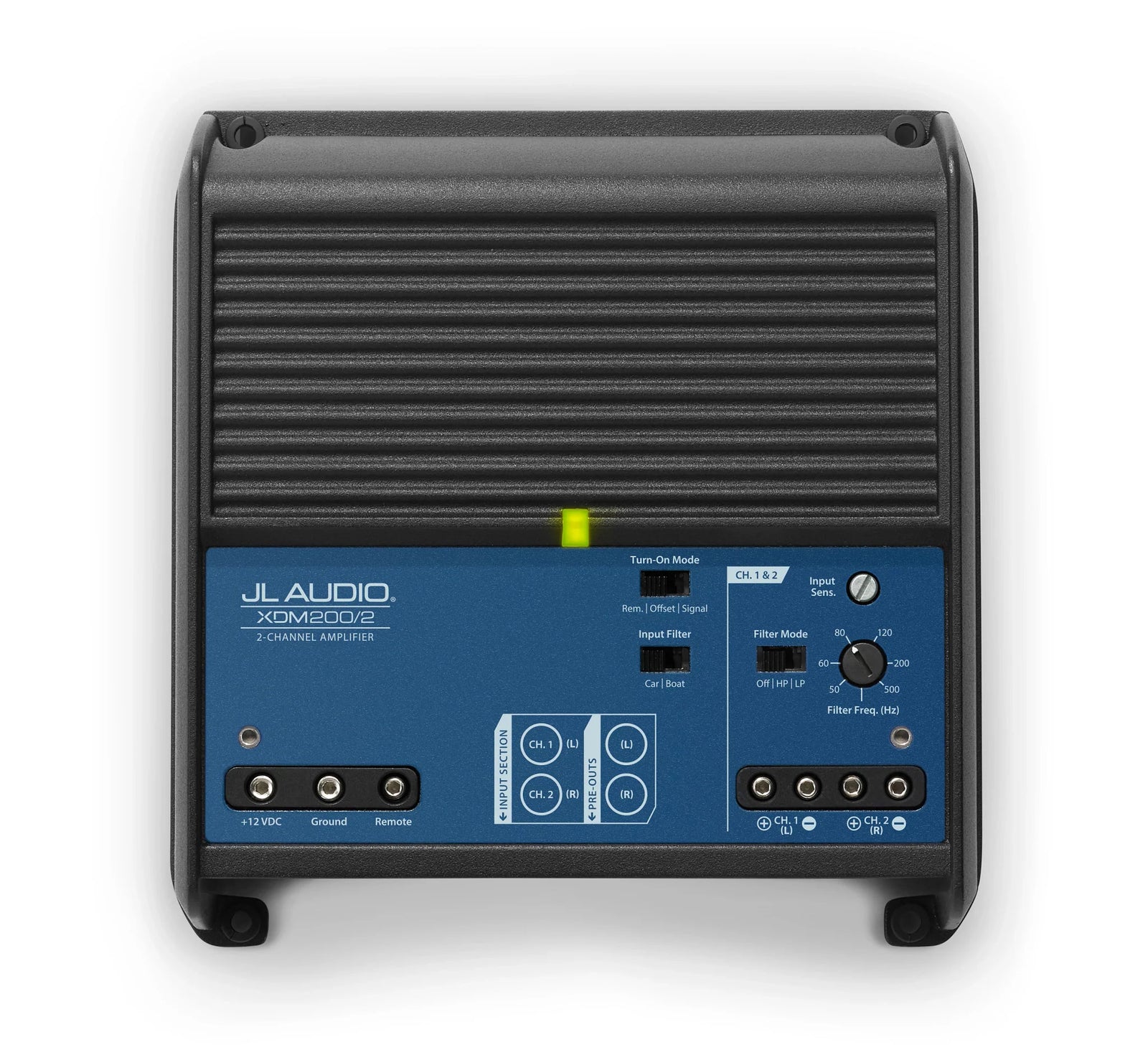 JL Audio - XDM200/2 2 Ch. Class D, Full-Range Car/Marine Amplifier, 200 W