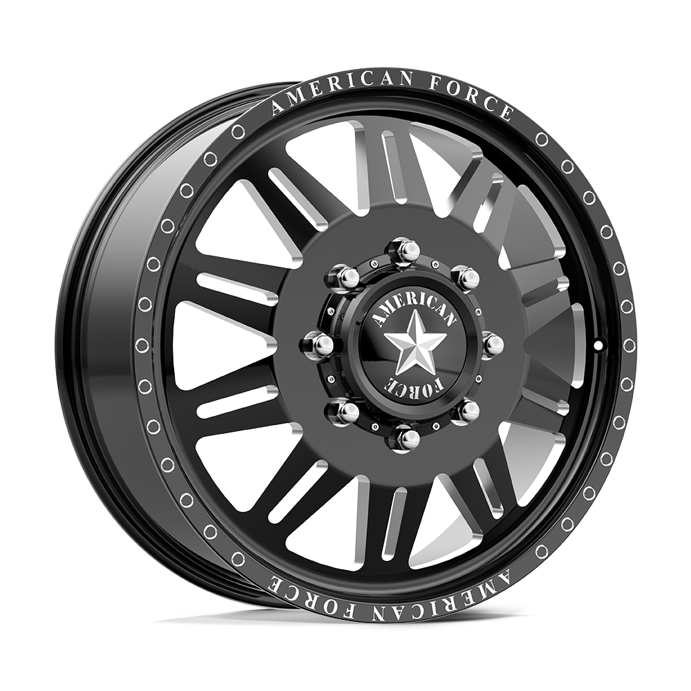 American Force Wheels - DB04 Clutch DBO Black 24" - Legends Auto Parts