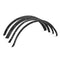2021-2025 Ford Bronco 4DR Gloss Carbon Fiber Fender Flare Delete Kit 4pcs - Legends Auto Parts