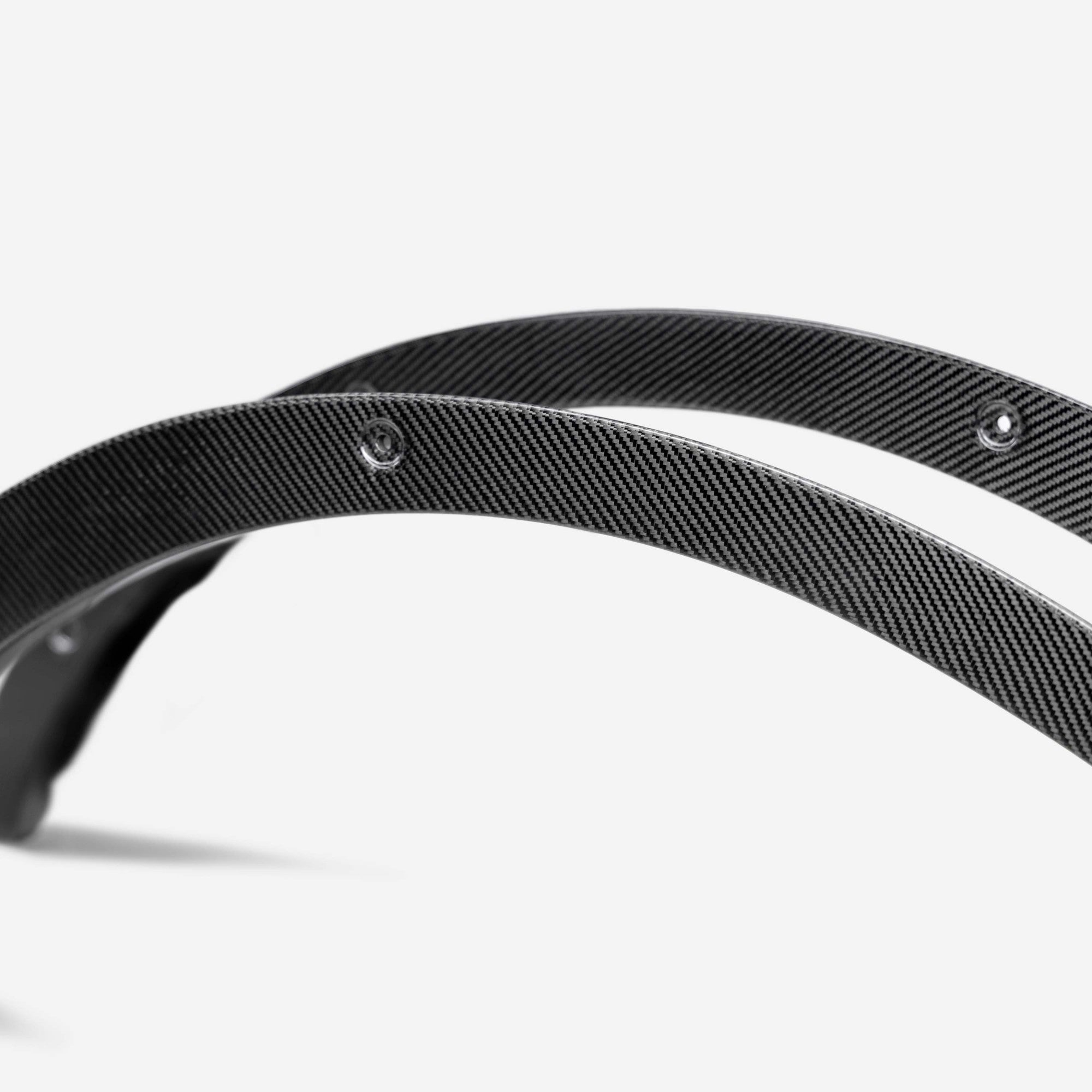 2021-2025 Ford Bronco 4DR Gloss Carbon Fiber Fender Flare Delete Kit 4pcs - Legends Auto Parts