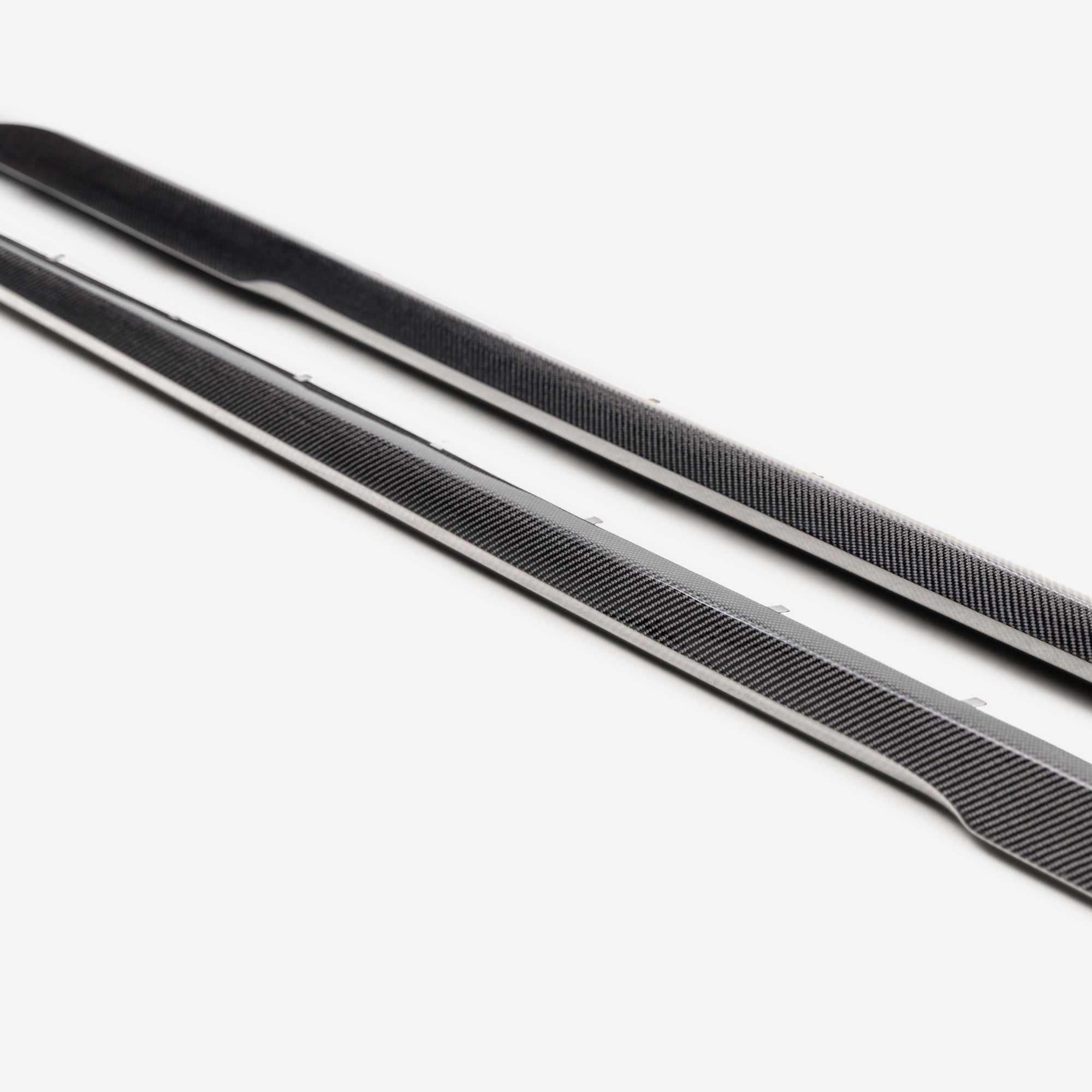 2022-2025 Cadillac CT5-V Blackwing Type-ST Gloss Carbon Fiber Side Rocker Panel Extensions - Legends Auto Parts