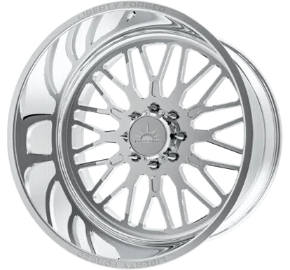 24x14 Liberty Forged LBTY21 - 8x170 Lug Pattern - Polished (Set of 4)